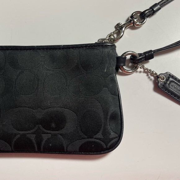Coach Black Clutch with Signature Monogram - Picture 5 of 9